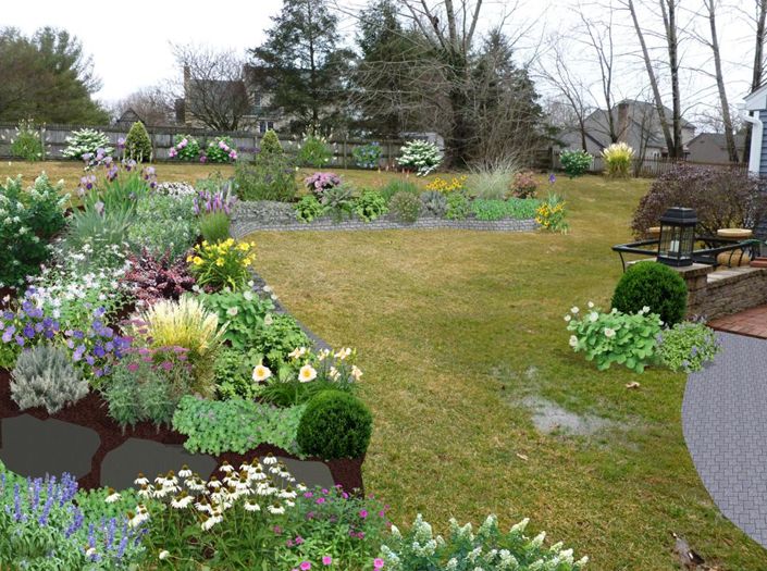 landscape-design-philadelphia-stone-wall-with-perennial-display-in-phoenixville-after