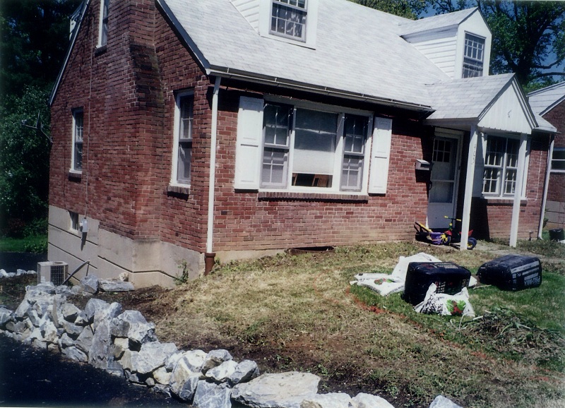 Philadelphia Landscaping - Cottage Garden in Wayne - Before