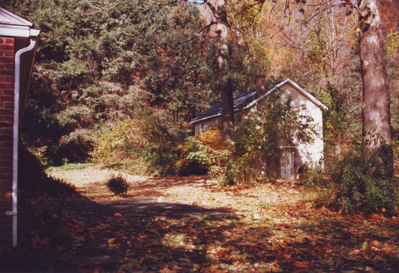 Backyard Designs - European Courtyard in Edgemont 2 - Before