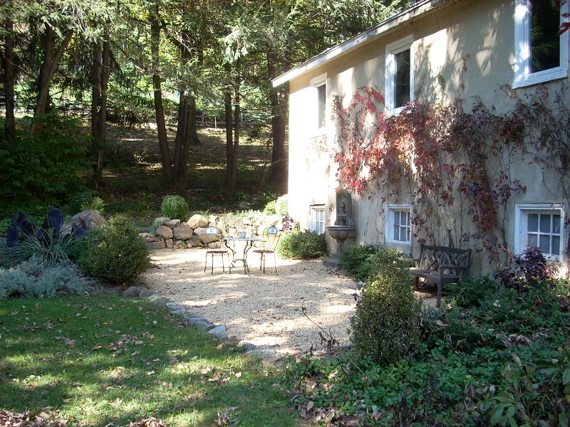 Backyard Designs - European Courtyard in Edgemont 2 - After