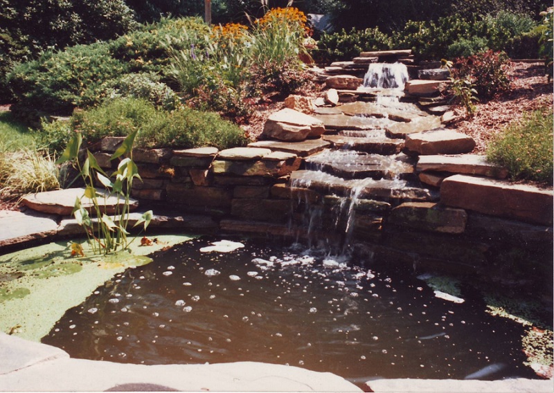 Water feature in St.Davids